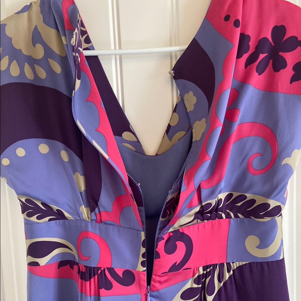 Boden Pink and Purple Dolman Sleeve Sundress - Picture 4 of 5